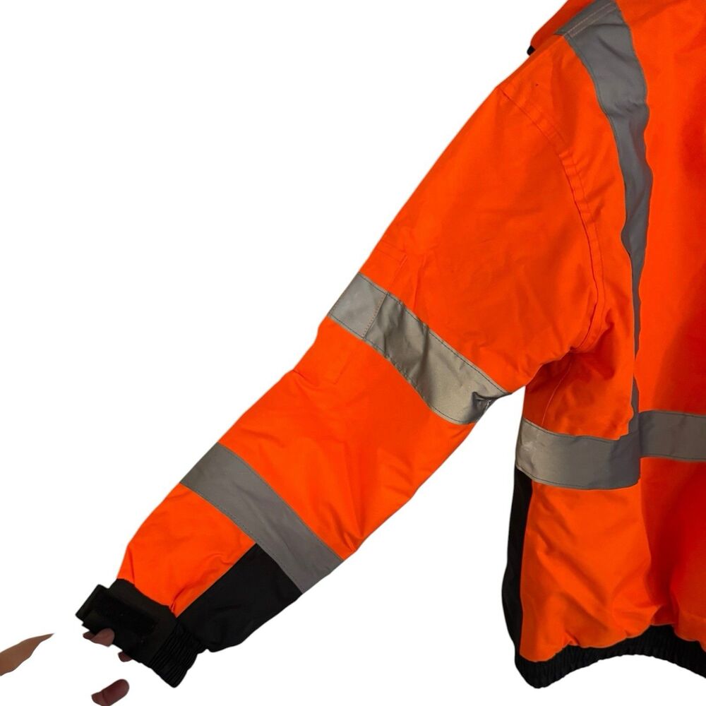 Ergodyne Men’s Work Jacket Gear “GloWear” Men’s Safety Jacket Hooded Size S - Picture 7 of 12